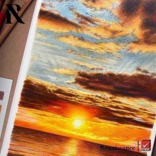Renaissance สีไม้ ดินสอสีไม้ เกรดอาร์สติส ชุดที่ 2/3 รูปที่ 8