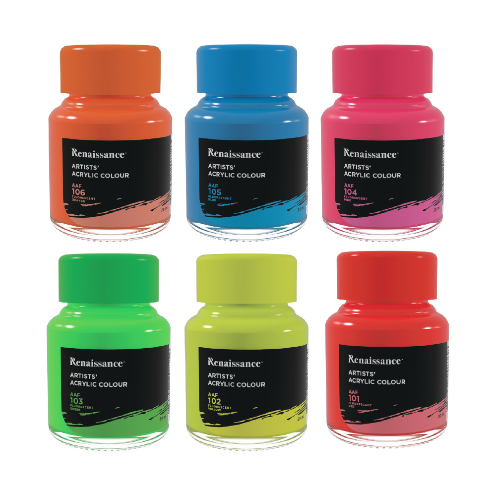 Renaissance สีอะคริลิค สีสะท้อนแสง 20 มล. จำนวน 1 ขวด - รูปที่ 2