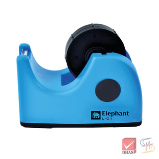 Elephant ตราช้าง แท่นตัดเทป ที่ตัดเทป รุ่น L-01 จำนวน 1 แท่น (คละสี)
