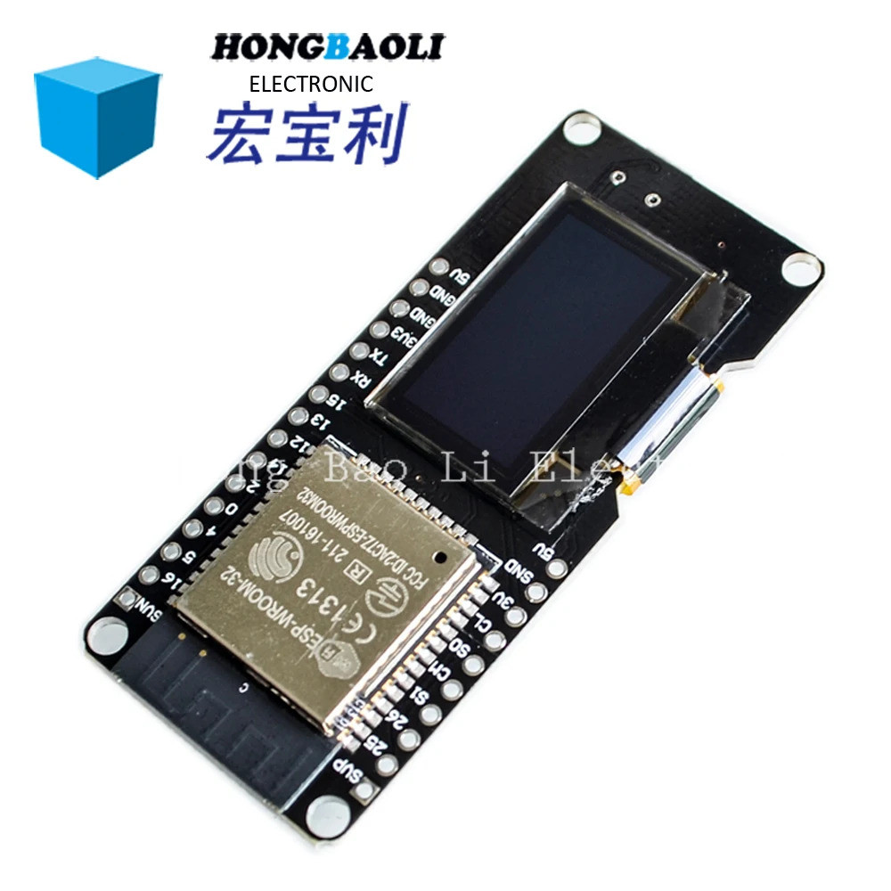 โมดูล OLED ESP32 ขนาด 0.96 นิ้ว สำหรับ WiFi และ Bluetooth ESP-WROOM-32