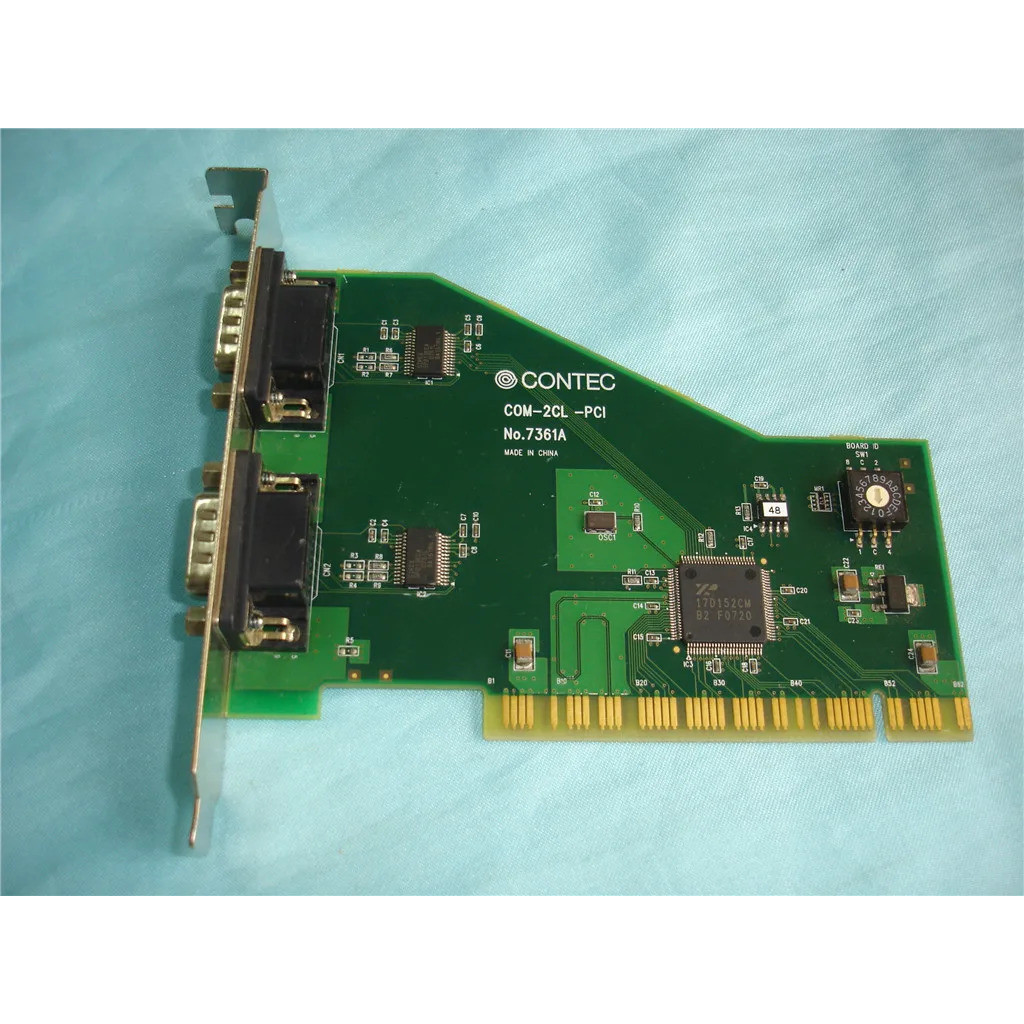 บอร์ดอุปกรณ์อุตสาหกรรม contec card -2CL-PCI NO.7361A แบบไม่แยก RS-232C 2ch Serial I/O