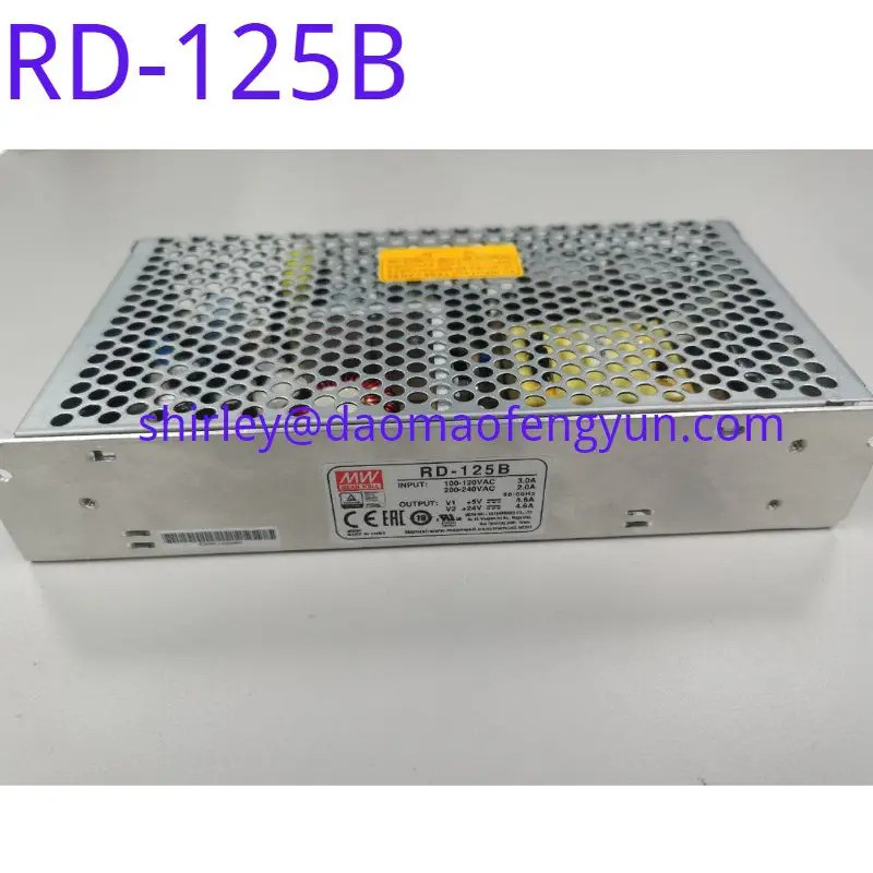 ใช้แหล่งจ่ายไฟสวิตช์ MW, MW RD-125B, แหล่งจ่ายไฟเอาท์พุตคู่ 5V, 24V