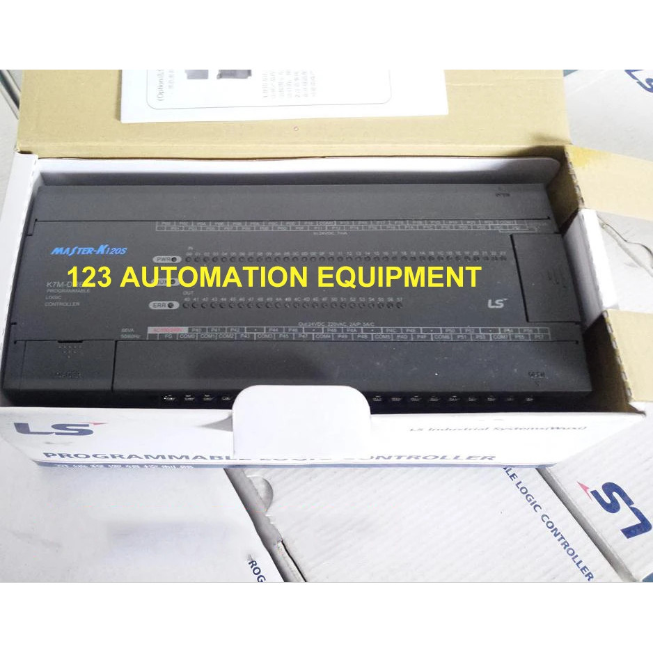 กล่องต้นฉบับใหม่ K7M-DT60U/DC LS K120S ซีรีส์ PLC หน่วยพื้นฐาน