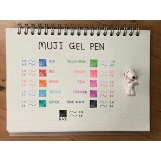 MUJI ของแท้ ปากกาและไส้ปากกาเจลมูจิ แบบปลอก 0.38 และ 0.5 MM