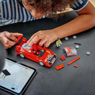 LEGO Speed Champions 76934 Ferrari F40 Supercar (318pcs.), Building Blocks, Kids Toy