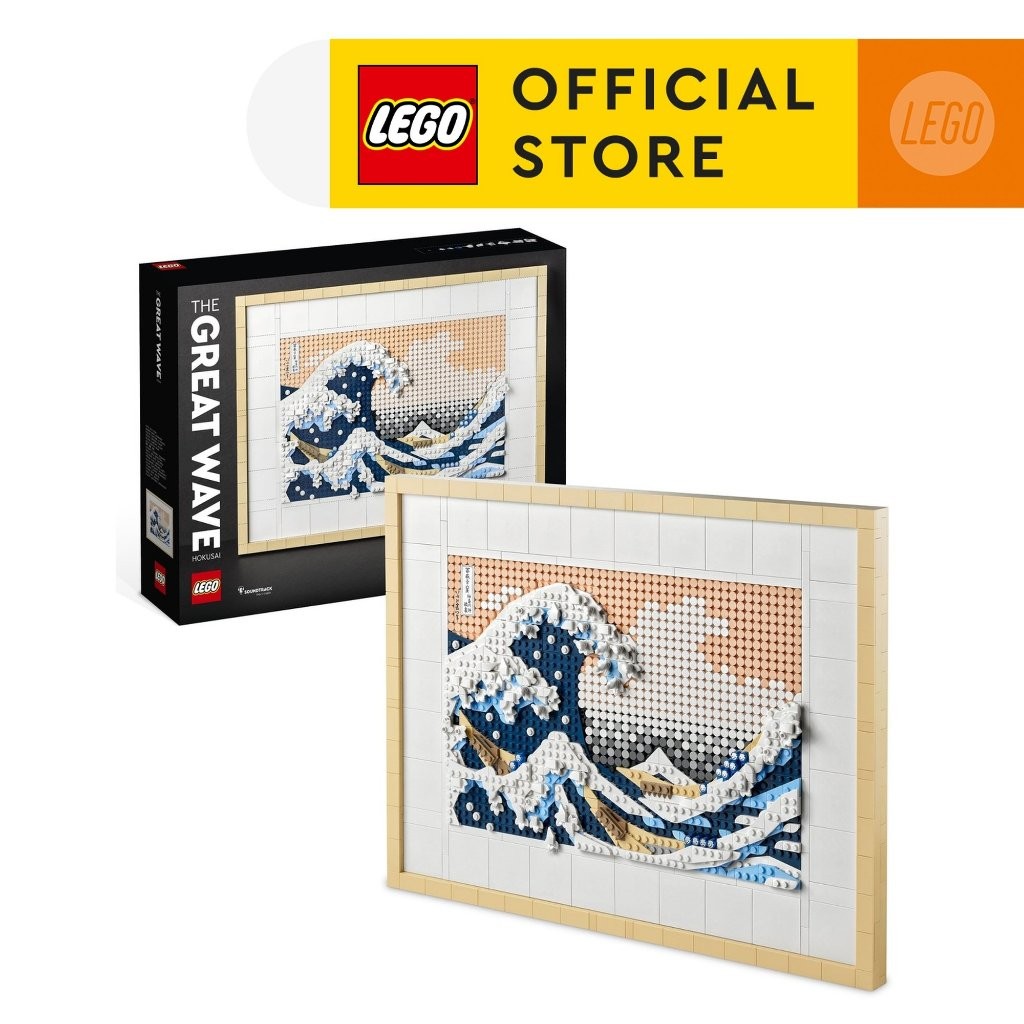 LEGO ART 31208 Hokusai – The Great Wave Building Kit (1810pcs.), Building Blocks, Kids Toy