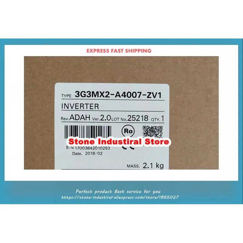ตัวแปลงความถี่3G3MX2-A4007-ZV1ของใหม่