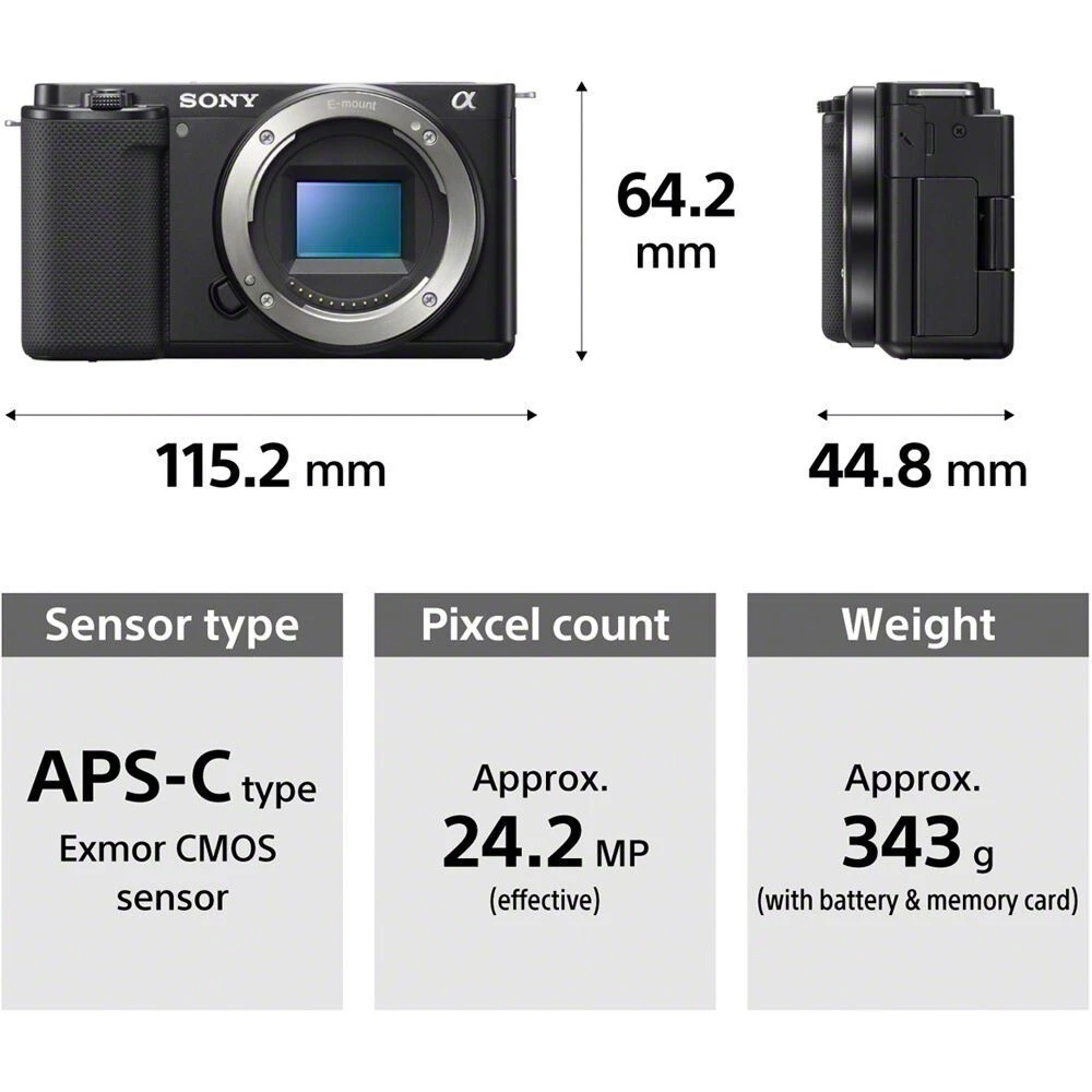 กล้อง Sony ZV-E10 พร้อมเลนส์ 16-50mm thumbnail 8