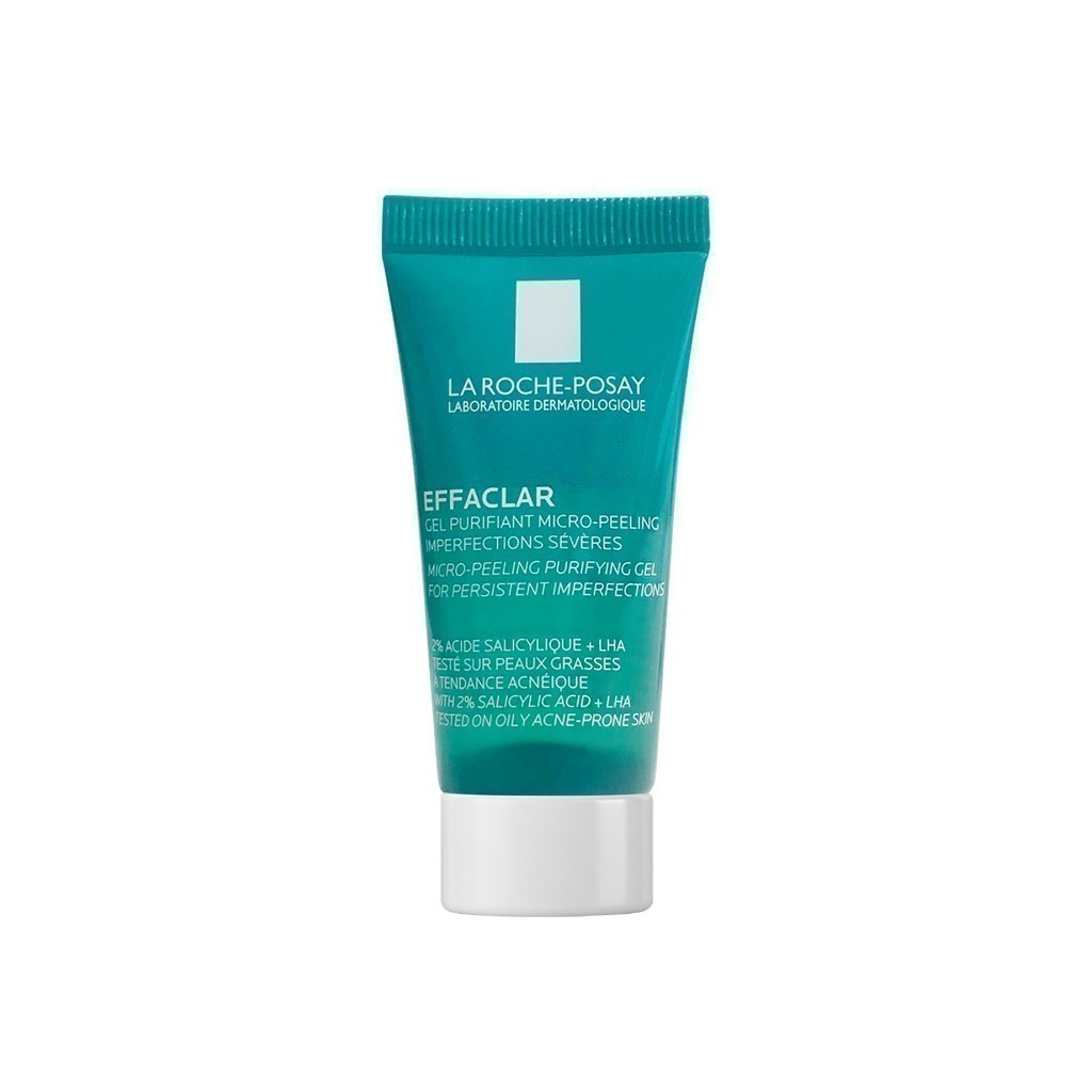 [Gift] La Roche-Posay Effaclar Micro-Peeling Gel เจลทำความสะอาดสำหรับผิวมันเป็นสิว 15ml [สินค้าสมนาค