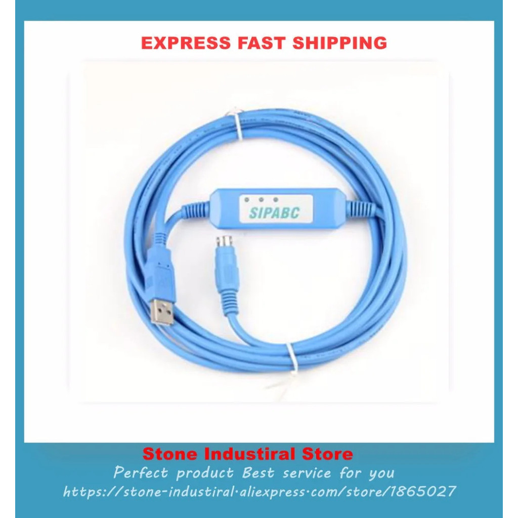 สายเคเบิลโปรแกรม USB-QC30R2 บน PLC ซีรีส์ Q