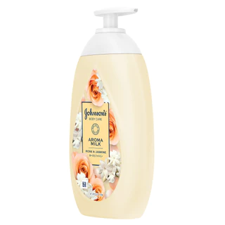 [แพ็คคู่] จอห์นสัน บอดี้ แคร์ อโรม่า มิลค์ โรส แอนด์ จัสมิน 500มล x 2 Johnson's Body Care Aroma Milk Rose & Jasmine
