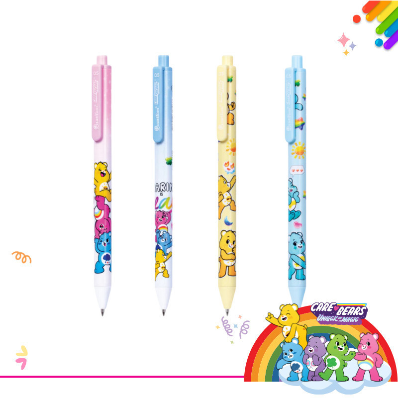 Quantum ปากกา ปากกาลูกลื่น แคร์แบร์ 0.5 นํ้าเงิน จำนวน 1 ด้าม (คละลาย)