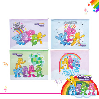 Elephant แฟ้มซิป กระเป๋าซิปพลาสติก A4 แคร์แบร์ (คละลาย) จำนว…