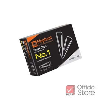Elephant ลวดเสียบกระดาษ No.1 จำนวน 50 ชิ้น/กล่อง