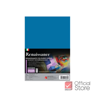 Renaissance กระดาษสี กระดาษร้อยปอนด์ A4 จำนวน10 แผ่น/แพ็ค