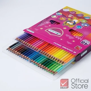 Master Art สีไม้ ดินสอสีไม้ แท่งยาว 48 สี รุ่นซุปเปอร์ไบรท์ จำนวน 1 กล่อง