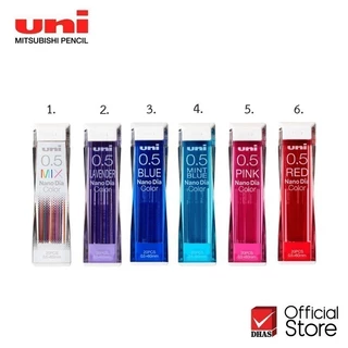 Uni ไส้ดินสอกด ไส้ดินสอกดสี นาโน 20 ไส้ 0.5 มม. จำนวน 1 หลอด