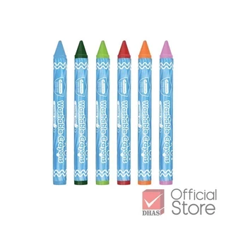 Master Art สีเทียน สีเทียนล้างออกได้ จัมโบ้ 12 สี สีเสริมพัฒนาการเด็กวัย 3 ขวบขึ้นไป
