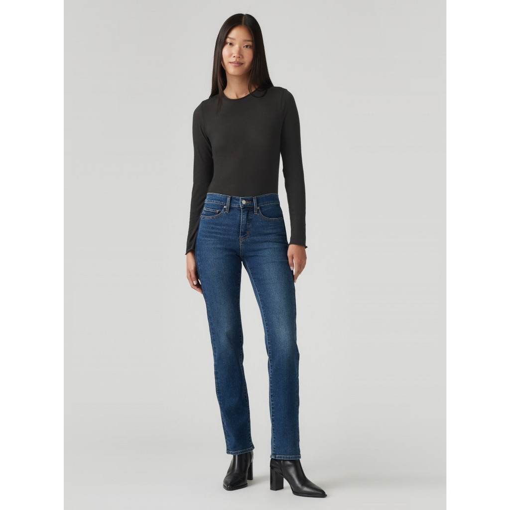 กางเกงยีนส์ผู้หญิง Levi's® Women's 314 Shaping Straight Pieced Jeans