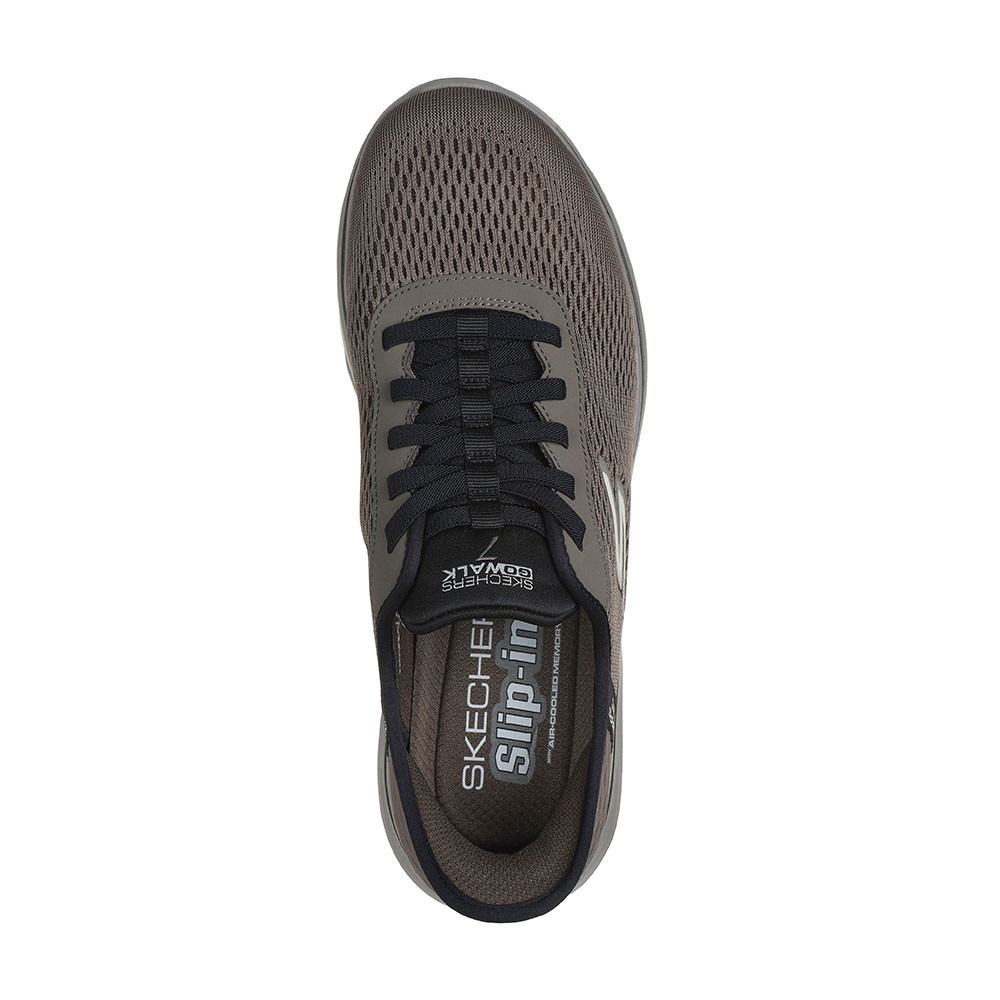 Skechers สเก็ตเชอร์ส รองเท้าผู้ชาย Men GOwalk 7 GOwalk Shoes - 216648-BRN - Air-Cooled Memory Foam