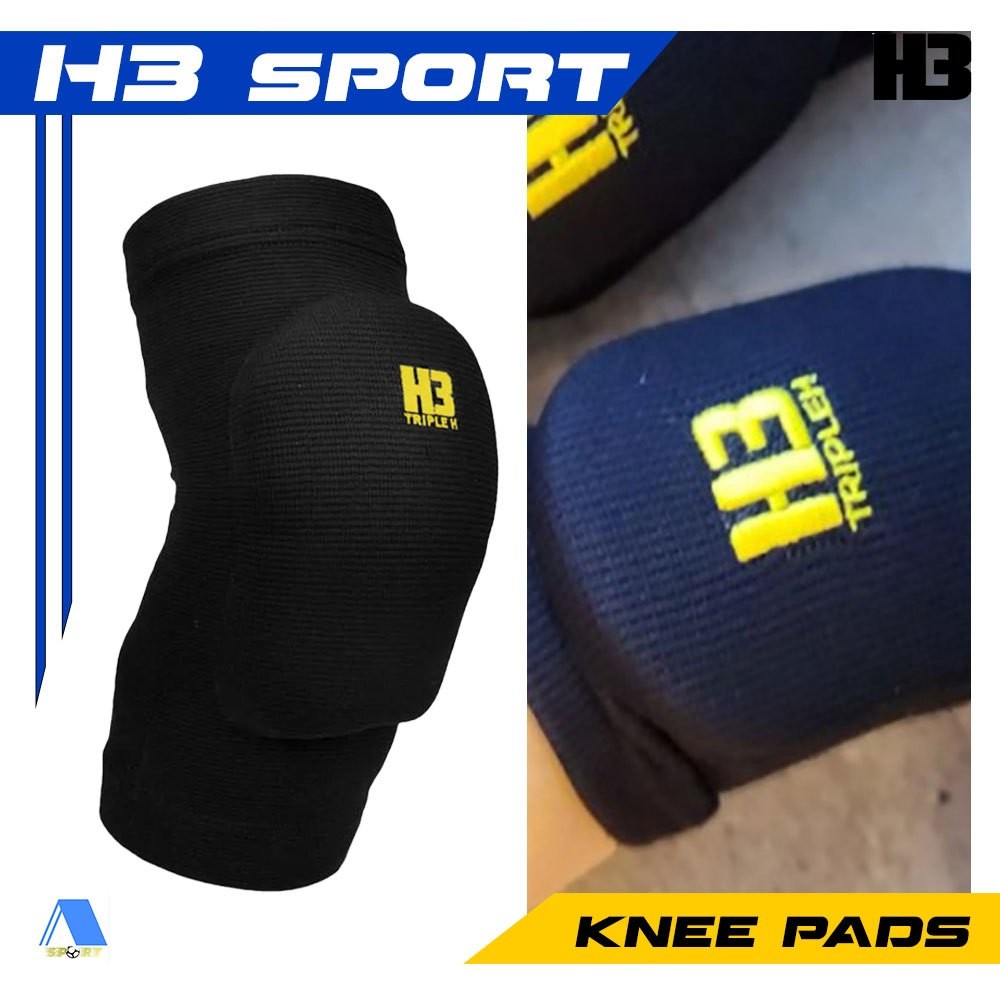[[ส่งฟรี!! มีเงินคืน]] H3 SPORT สนับเข่าฟองน้ำวอลเลย์บอล รุ่น KNEE PADS แท้100%