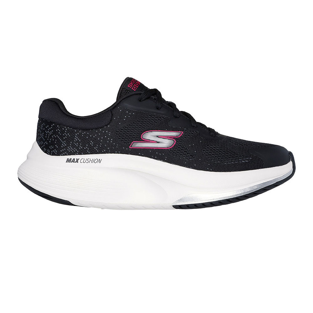 Skechers สเก็ตเชอร์ส รองเท้าผู้หญิง Women GOwalk Max Walker GOwalk Shoes - 125053-BKW - Air-Cooled Goga Mat