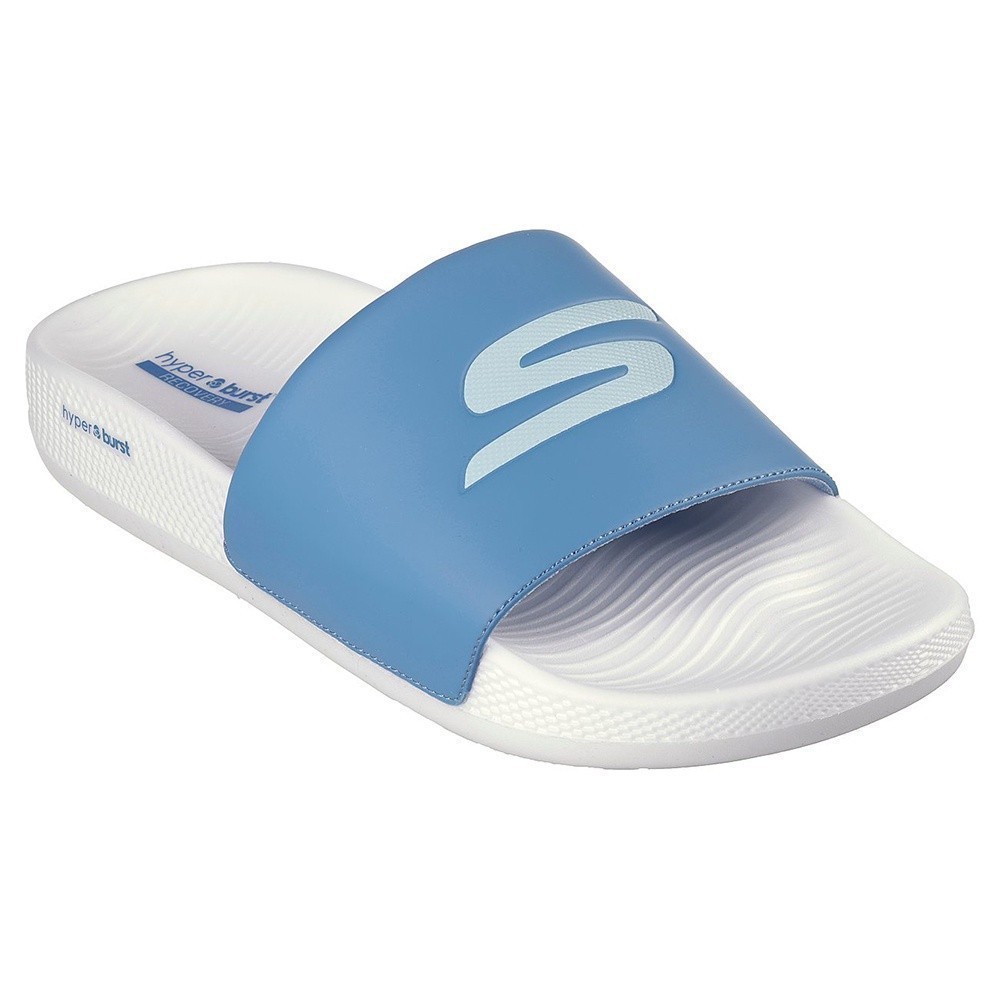 Skechers สเก็ตเชอร์ส รองเท้าแตะผู้ชาย Men On-The-GO Hyper Slide Deriver Walking Slides - 246020-WBL