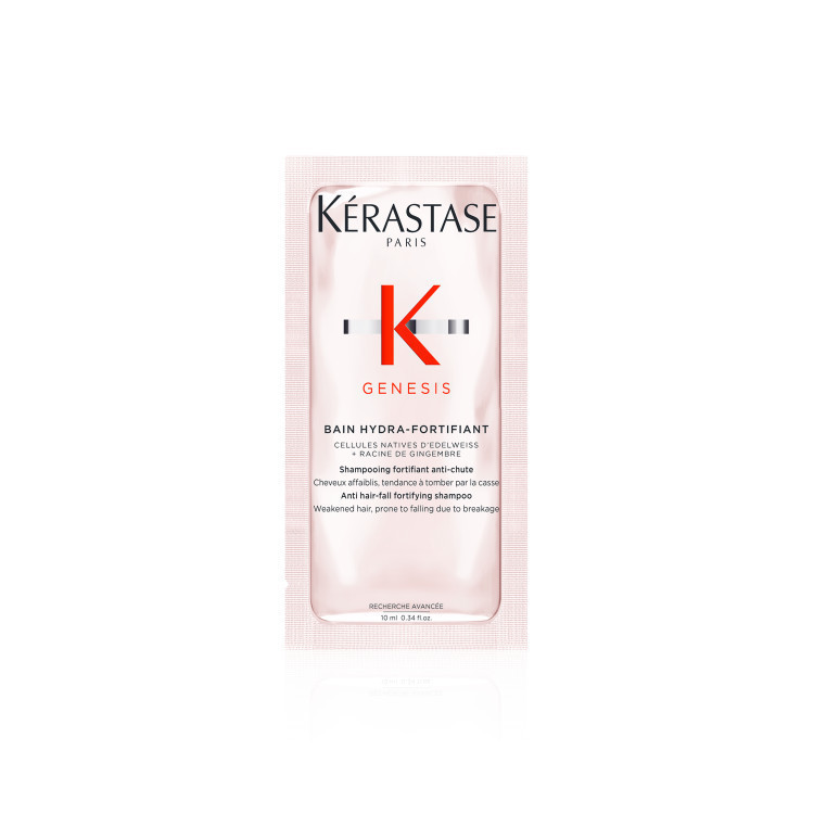 [สินค้าสมนาคุณงดจำหน่าย]Genesis Bain Hydra-Fortifiant Anti Hairfall แชมพูสำหรับผมขาดร่วงระยะเริ่มต้นที่มีผมเส้นเล็ก10ml