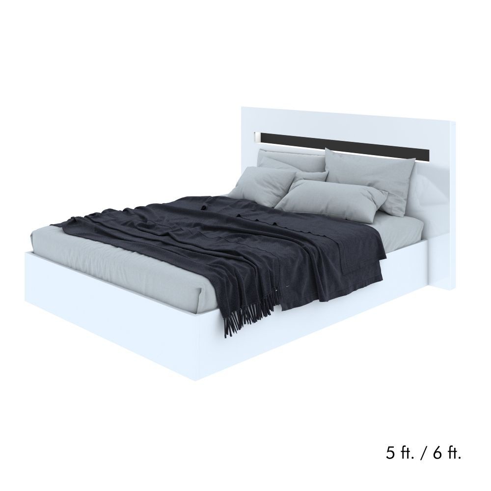 INDEX LIVING MALL เตียงนอน รุ่นอิลลูชั่น พลัส - สีขาว