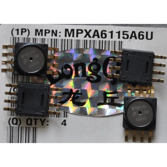 2เซ็นเซอร์ความดัน MPXA6115A6U 16.7PSI สูงสุด8-SOP MPXA6115
