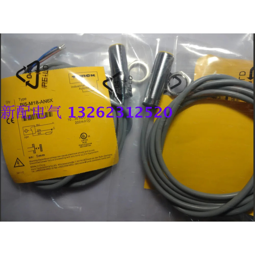 NI5 BI5-M18-AN6X BI5-M18-AP6X BI8-M18-AP6X Turck สวิตช์ความใกล้ชิดใหม่