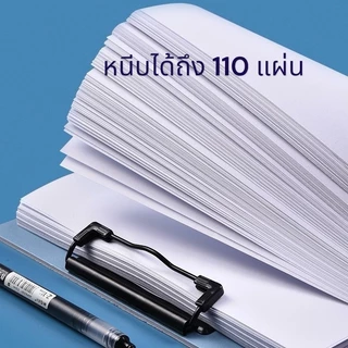 คลิปบอร์ด A4/A5 กันสนิม มีรูแขวน แผ่นรองเขียน สีพาสเทล กระดานรองเขียน