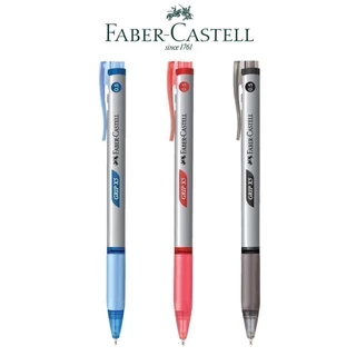 ปากกาลูกลื่น Faber Castell พาสเทล รุ่น Grip X แบบกด ขนาด 0.5 MM และ 0.7 MM ยกกล่อง (10 แท่ง)
