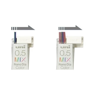 ไส้ดินสอสี UNI NANO DIA COLOR ขนาด 0.5 MM