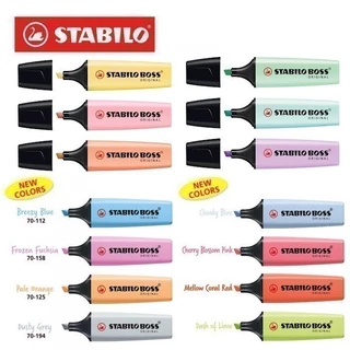 ปากกาเน้นข้อความ Stabilo Boss / Boss Mini / Swing Cool Pastel