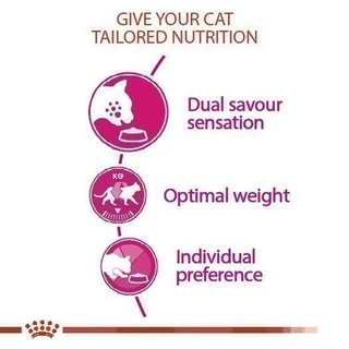 Royal Canin Exigent Savour 400g อาหารเม็ดแมวโต กินอาหารยาก เลือกกิน ชอบรูปแบบเม็ดหลากหลาย อายุ 1 ปีขึ้นไป (โรยัล คานิน)