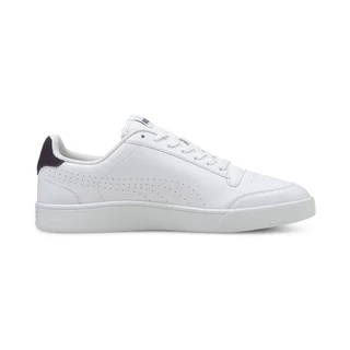 PUMA BASICS - รองเท้าผ้าใบ Shuffle Perforated Trainers สีขาว - 38015005