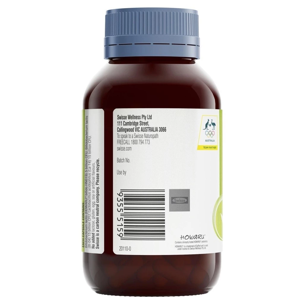 Swisse Ultibiotic Daily Digestive Probiotic อัลติไบโอติกส์ เดลี่ ไดเจสทีฟ โพรไบโอติกส์ 90 แคปซูล (EXP:03 2028) thumbnail 5