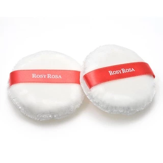 Rosy Rosa Veludo Touch Puff 2P พัฟทรงกลม เนื้อผ้ากำมะหยี่