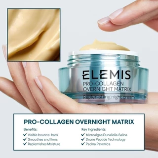 Elemis Pro-Collagen Overnight Matrix 50ml. ไนท์ครีม ลดเลือนริ้วรอย ฟื้นบำรุงผิว อิ่มฟู