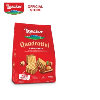 ล็อคเกอร์ ควอดราตินี นาโปลิเทนเนอร์ 250 กรัม | Loacker Quadratini Napolitaner 250 g