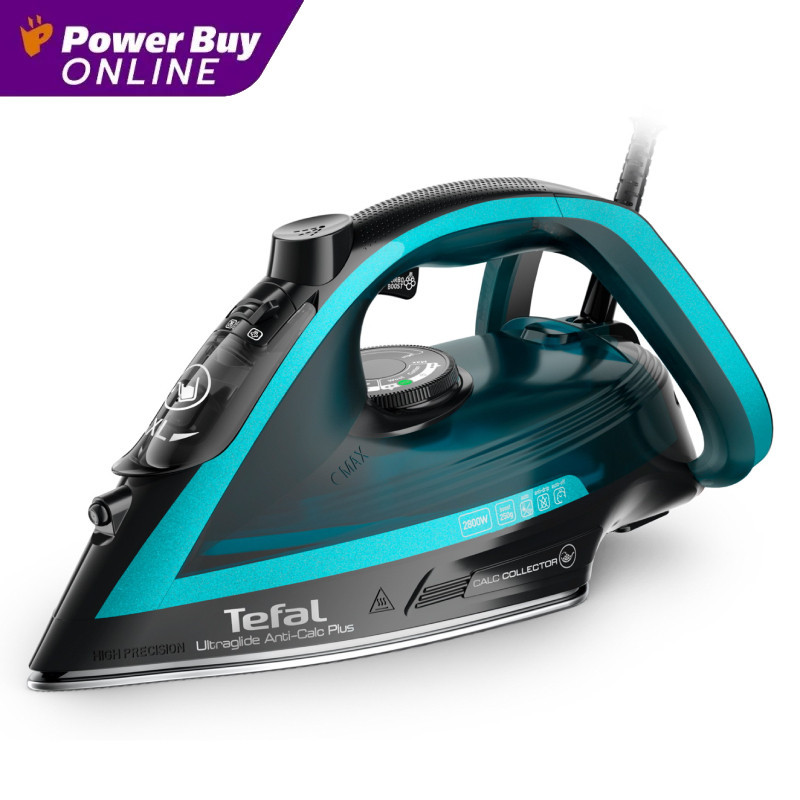 TEFAL เตารีดไอน้ำ (2800 วัตต์, สีฟ้า) รุ่น FV5847
