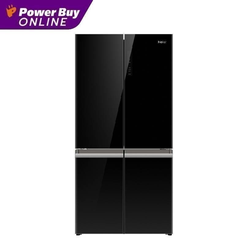 HAIER ตู้เย็น 4 ประตู (19.5 คิว, สีกระจกดำ) รุ่น HRF-MD550GB