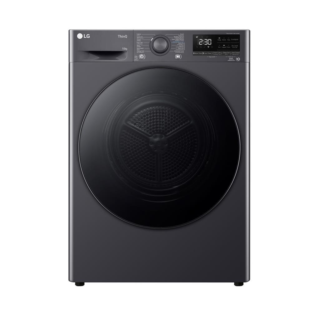เครื่องอบผ้า แอลจี LG รุ่น RV10VHP4B ขนาด 10 กก. สีดำ