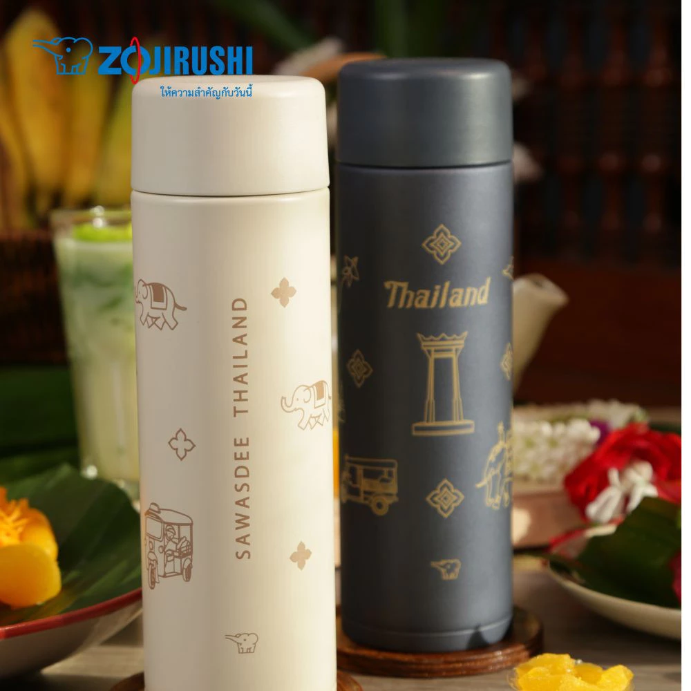 Zojirushi Twist Open Mug กระติกน้ำสุญญากาศ เก็บความร้อน/เย็น 0.48 ลิตร รุ่น SM-ZB48ESB *Limited Edition Only in Thailand thumbnail 6