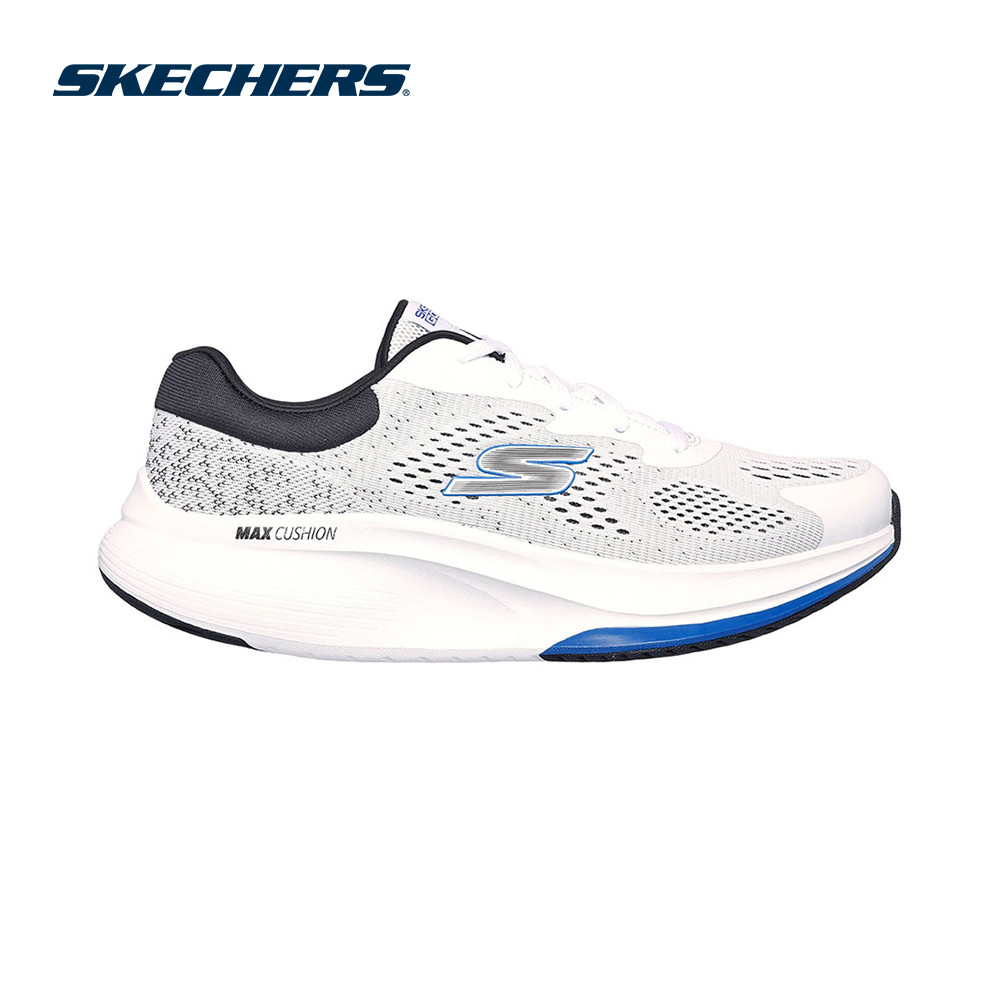Skechers สเก็ตเชอร์ส รองเท้าผู้ชาย Men GOwalk Max Walker GOwalk Shoes - 216579-WTBK - Air-Cooled Goga Mat