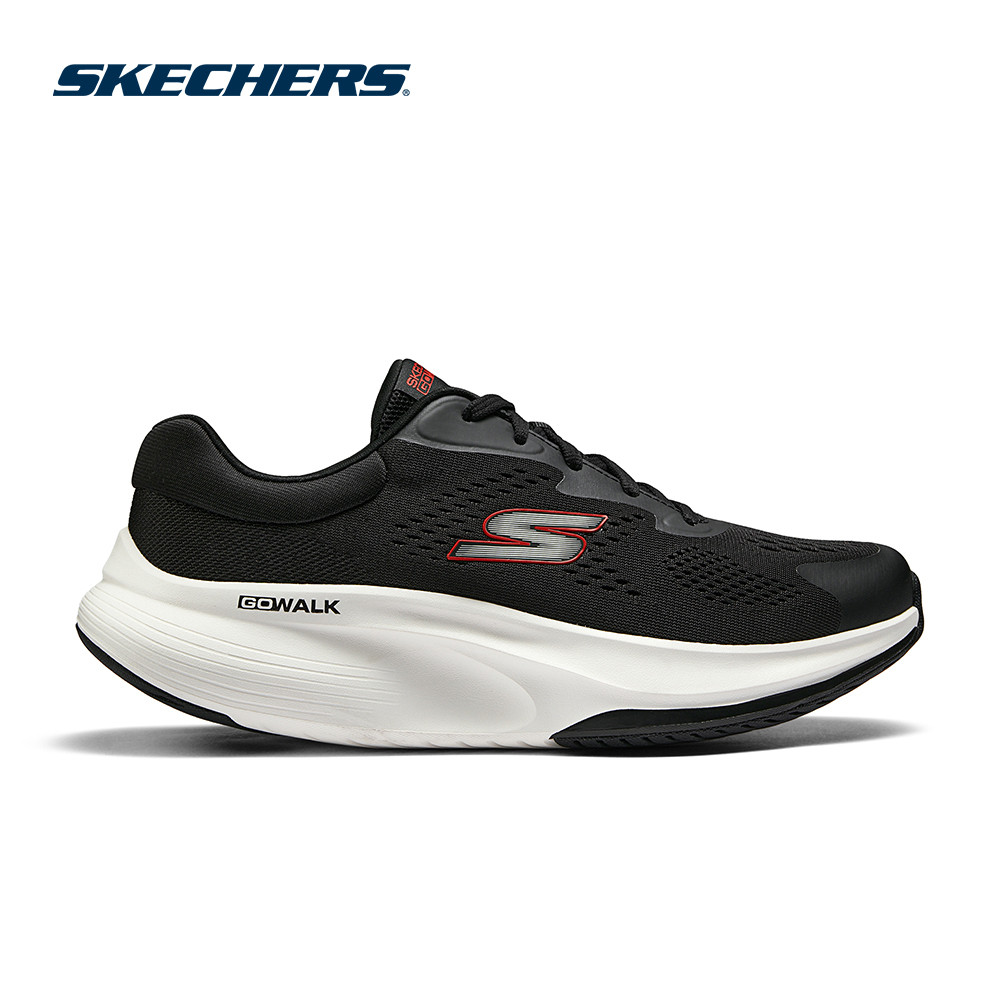 Skechers สเก็ตเชอร์ส รองเท้าผู้ชาย Men GOwalk Max Walker GOwalk Shoes - 216579-BKRD - Air-Cooled Goga Mat