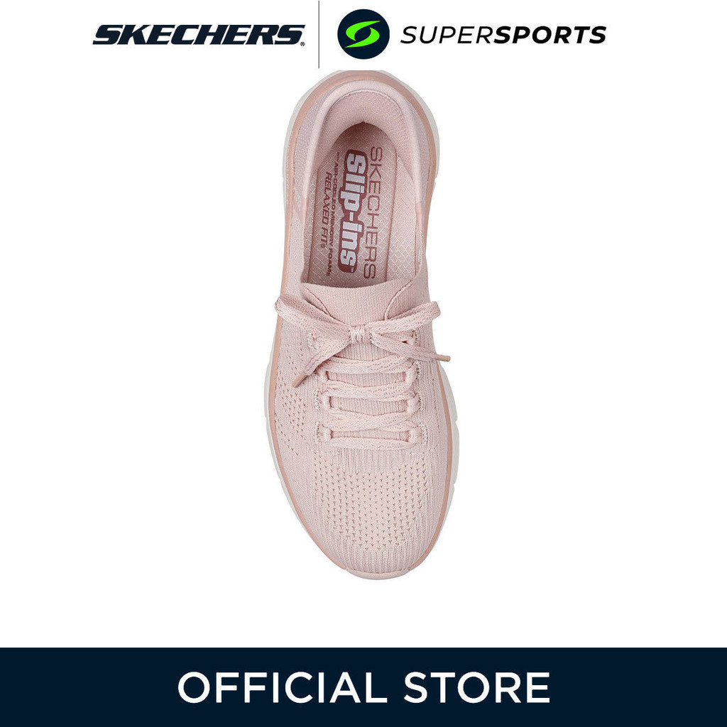 SKECHERS Slip-ins® Relaxed Fit®: D'Lux Walker® 2.0 - Thrill Movement รองเท้าลำลองผู้หญิง