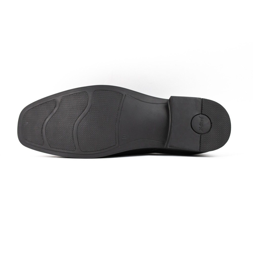 HEAVY SHOES รองเท้าแบบสวมหนังแกะรุ่น NB4902 สีดำ