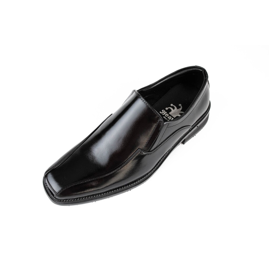 HEAVY SHOESรองเท้าทางการแบบสวม PB0875 สีดำ